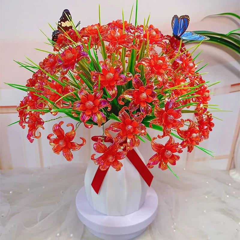 (花藤手作)炫彩鸢尾花成品定制,各种手工定制(不支持退换)