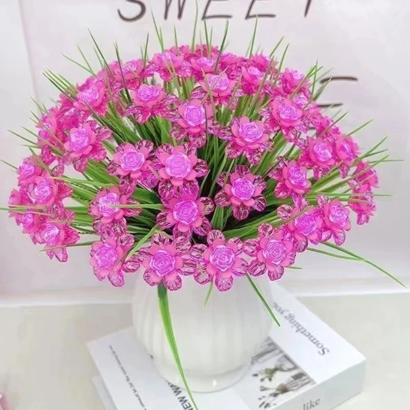 【福利活动】小清新玫瑰花手工diy材料包 （不含花瓶）