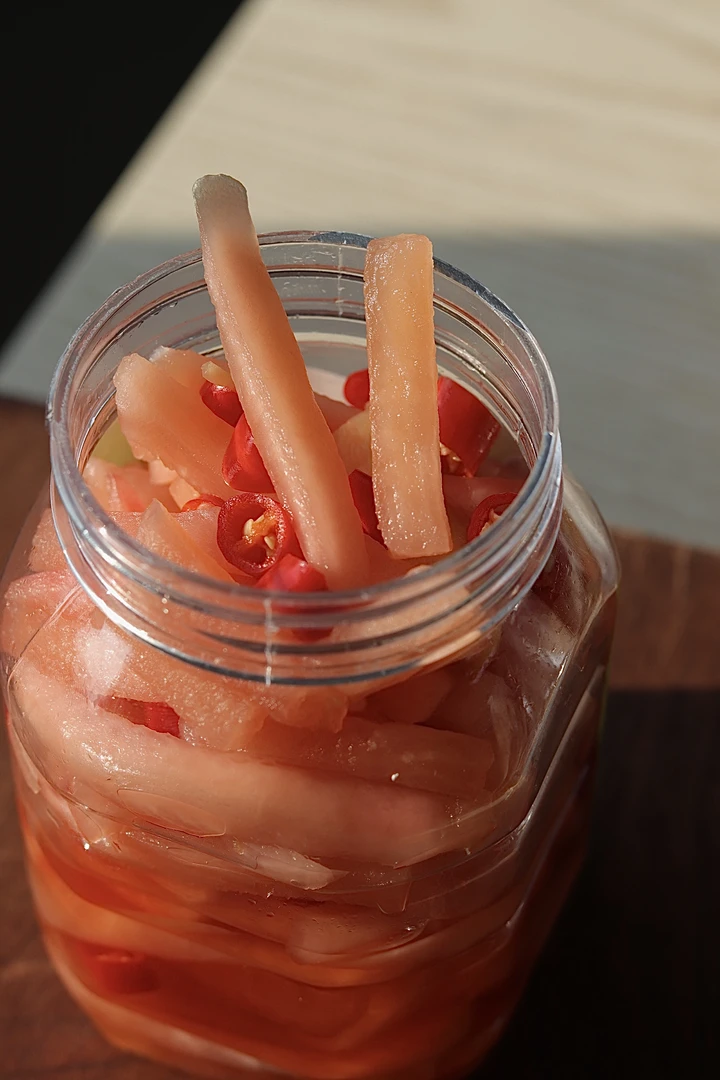 湖北特色正宗酸辣泡萝卜现做现发酸甜辣爽口500g/瓶