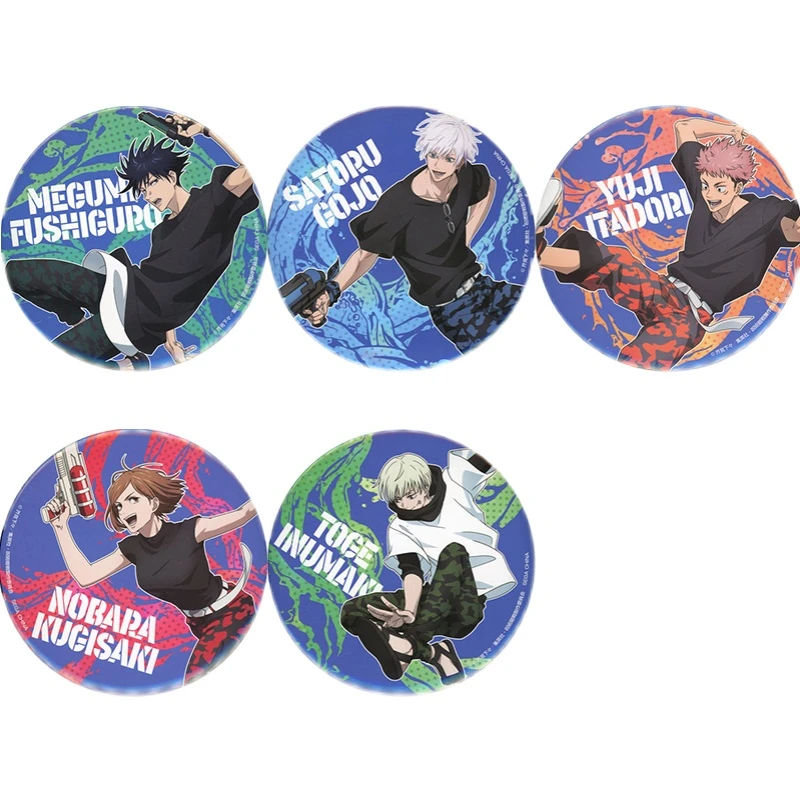 咒术回战动漫徽章虎杖悠仁狗卷棘五条悟钉崎野蔷薇马口铁徽章吧唧