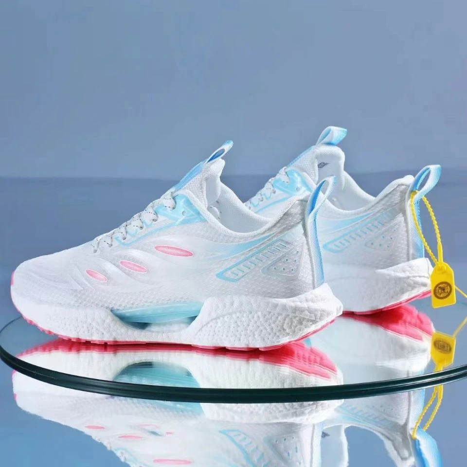 【国哥推荐】夏季网面情侣款舒适透气减震爆米花跑鞋百搭轻便跑步鞋