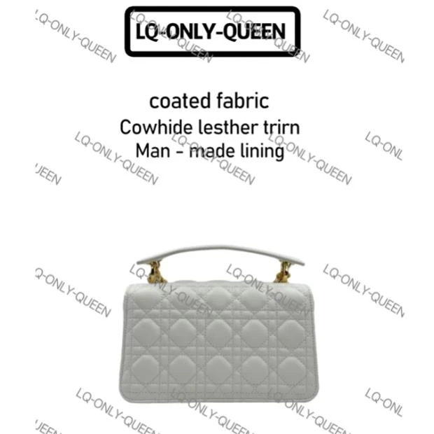 LQ-ONLY-QUEEN手工真皮女包珍珠链条大号白色-TT