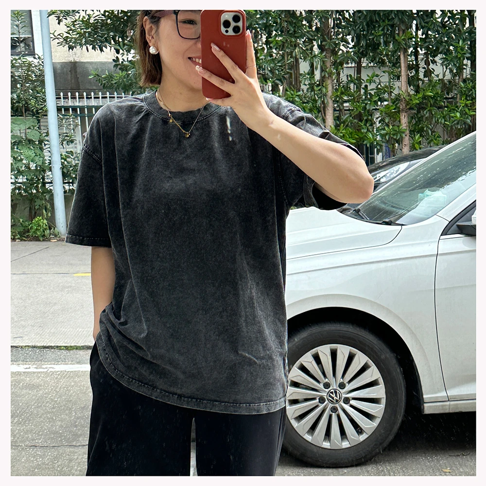 ZM1179  夏季新款宽松圆领短袖T恤女