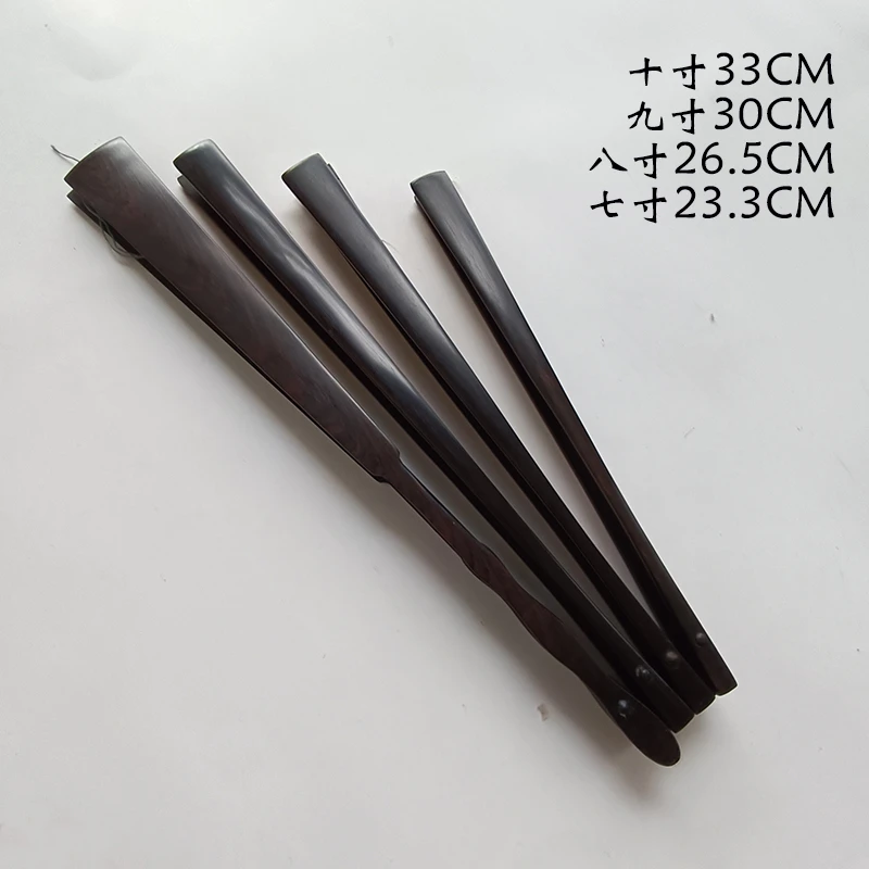 中国风折扇实木乌木紫光檀宣纸折扇十寸九寸八寸七寸文玩折扇