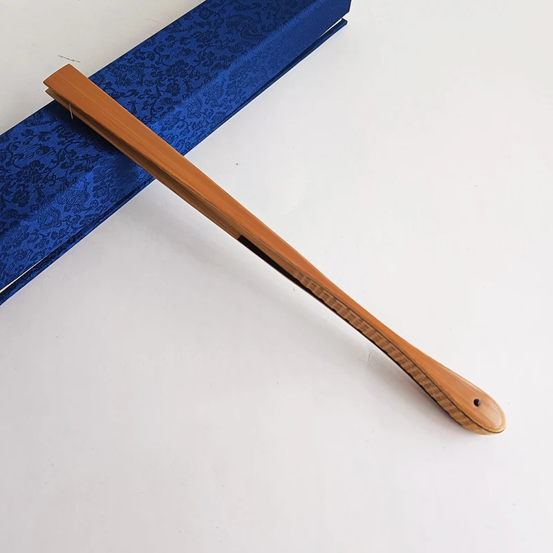 95寸16方精品纯手工老玉竹大茄头翻轮文玩折扇苏扇空白创作折扇