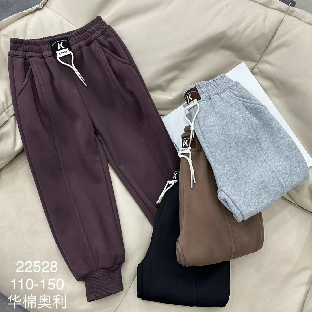 冬款加绒（263号-264号款）儿童裤子时尚潮流长裤