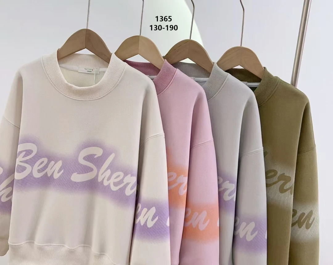 冬款加绒（073款--074款）洋气时尚卫衣重工