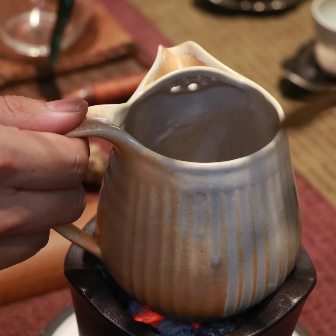 名道堂条纹烤茶罐