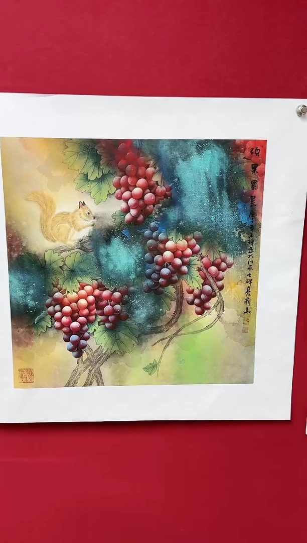 【闪购商品】绘画手绘国画山水花鸟作品