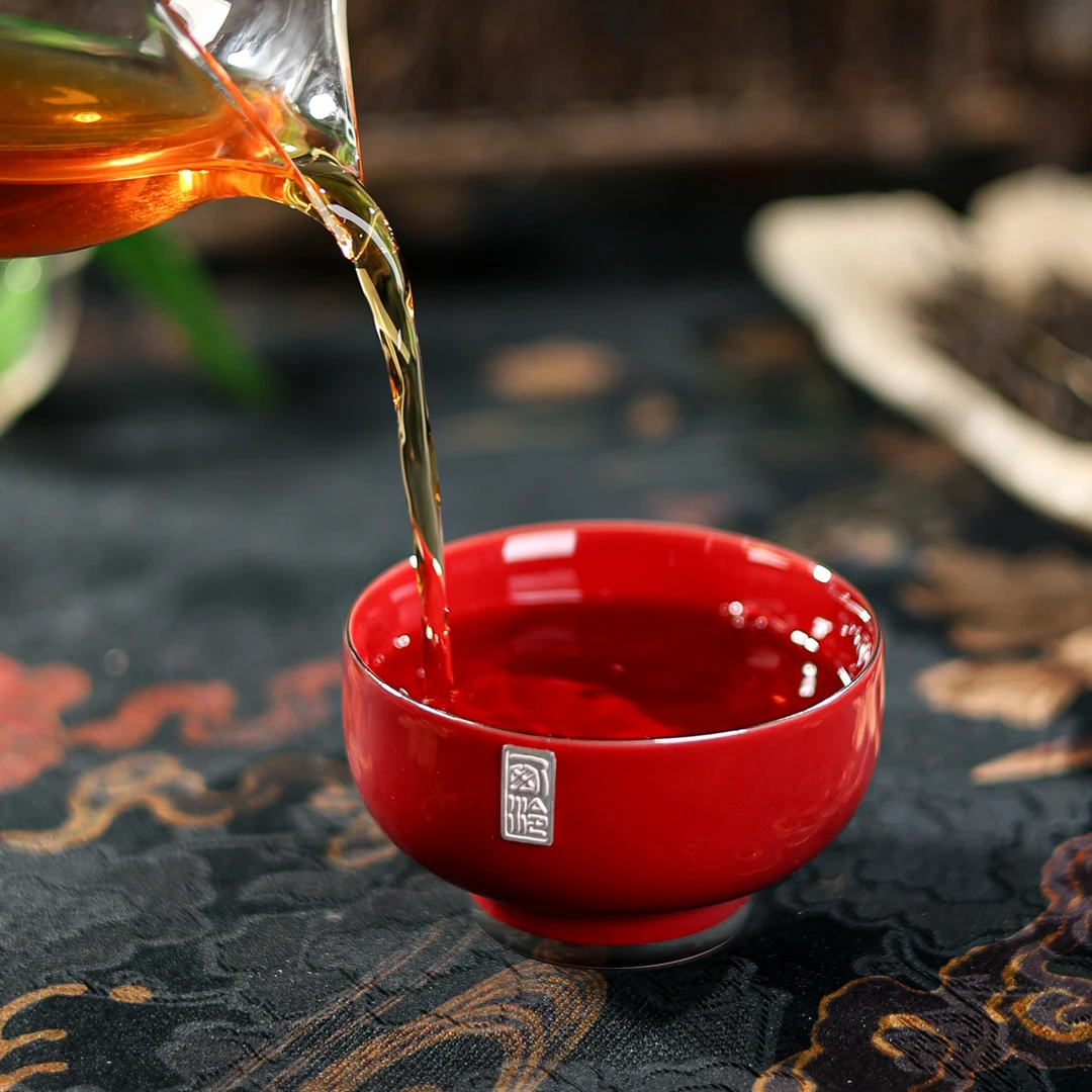 【西泠上新】博物馆复刻 宝石红 尘缘杯HX0265