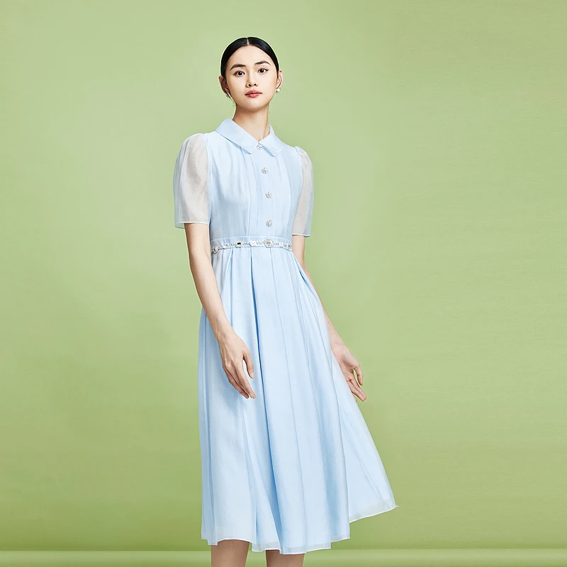 彼得潘优雅气质轻奢连衣裙-MJFB03WOP336U41/zb