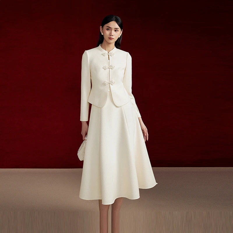 新中式温柔国风夹克外套2024年新款盘扣时尚-MJFD01WJK751W31