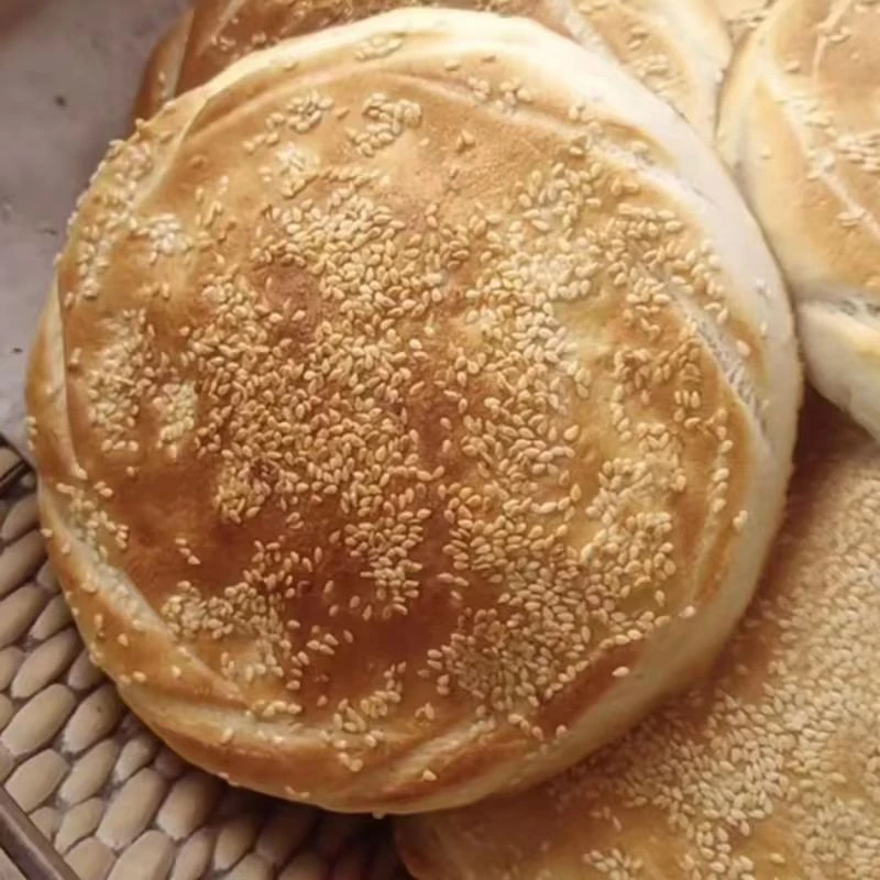 河南吊炉烧饼芝麻烧饼油酥饼香酥咸香口味芝麻烧饼传统早餐饼