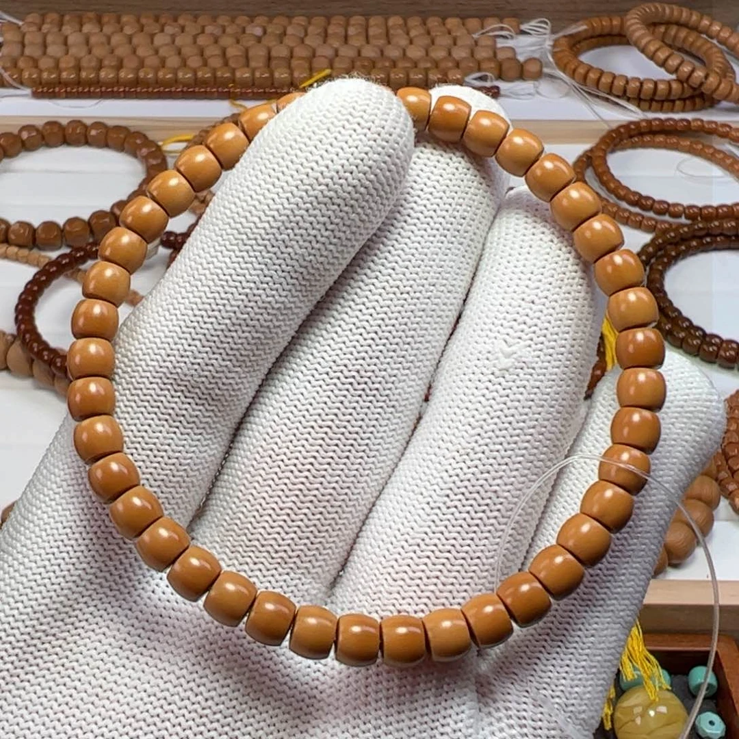 橄榄核手串5.7核尖全无白