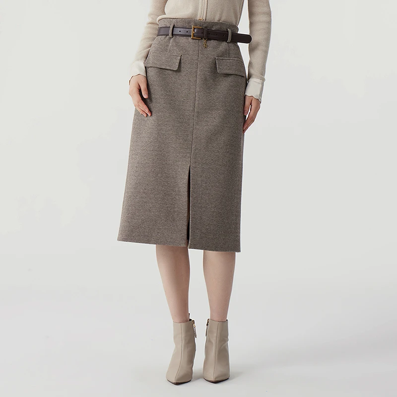 BADINA23冬新品半身裙134S050