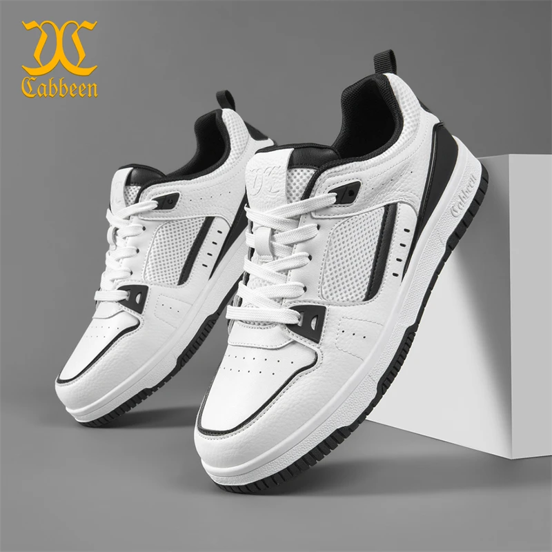 卡宾潮牌男士运动鞋2025冬季新款爆款网面男鞋百搭休闲鞋子男板鞋