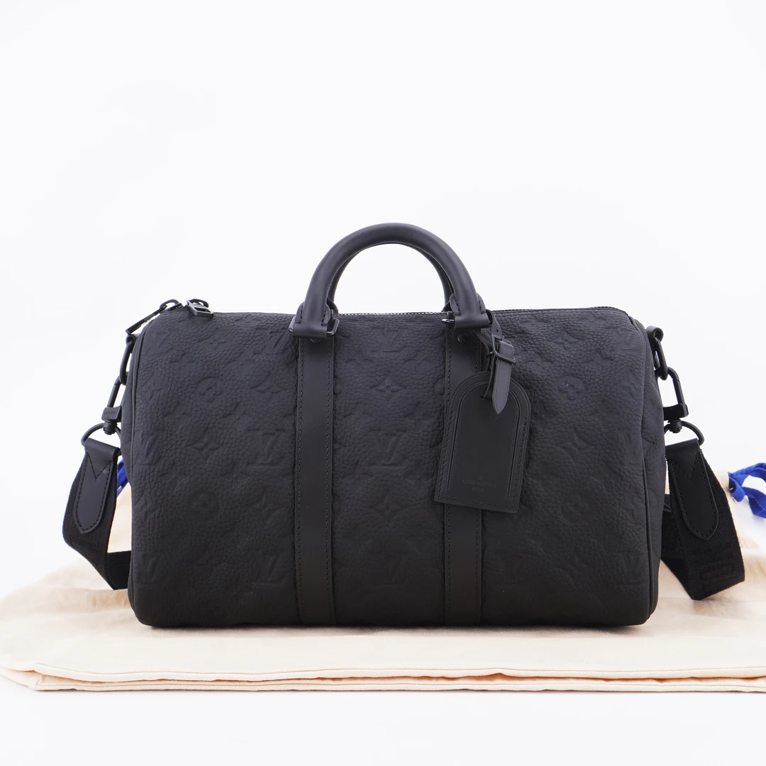 全新LV23年新款Keepall35压纹斜挎包35/21/16 E648