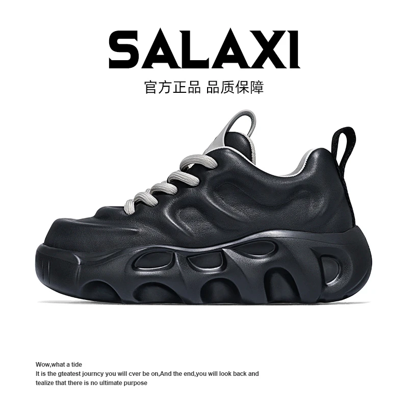 SALAXI【情侣款】欧货时尚运动松糕ins潮鞋百搭休闲轻便低帮老爹鞋