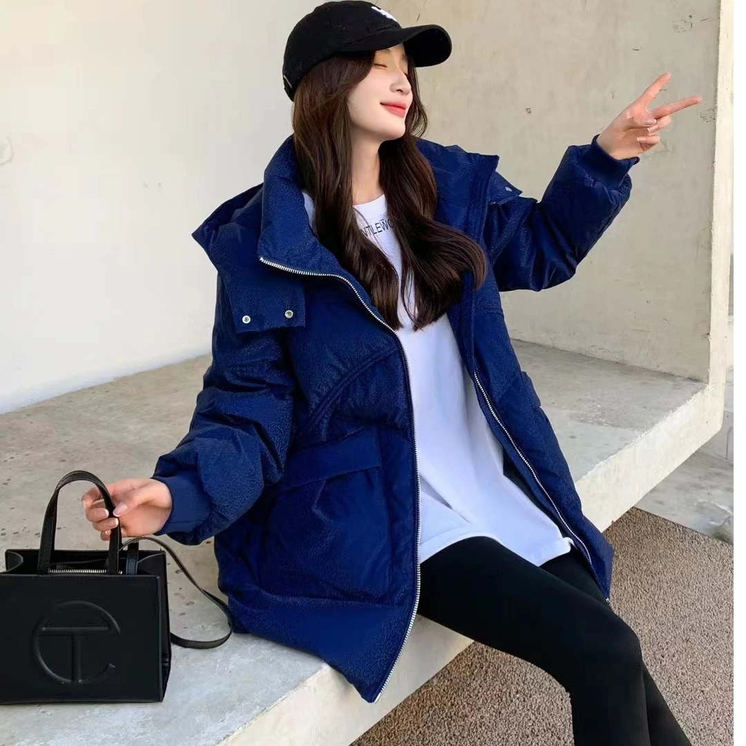 INS简约时尚百搭保暖新国标羽绒服冬季23年新款外套休闲688F09