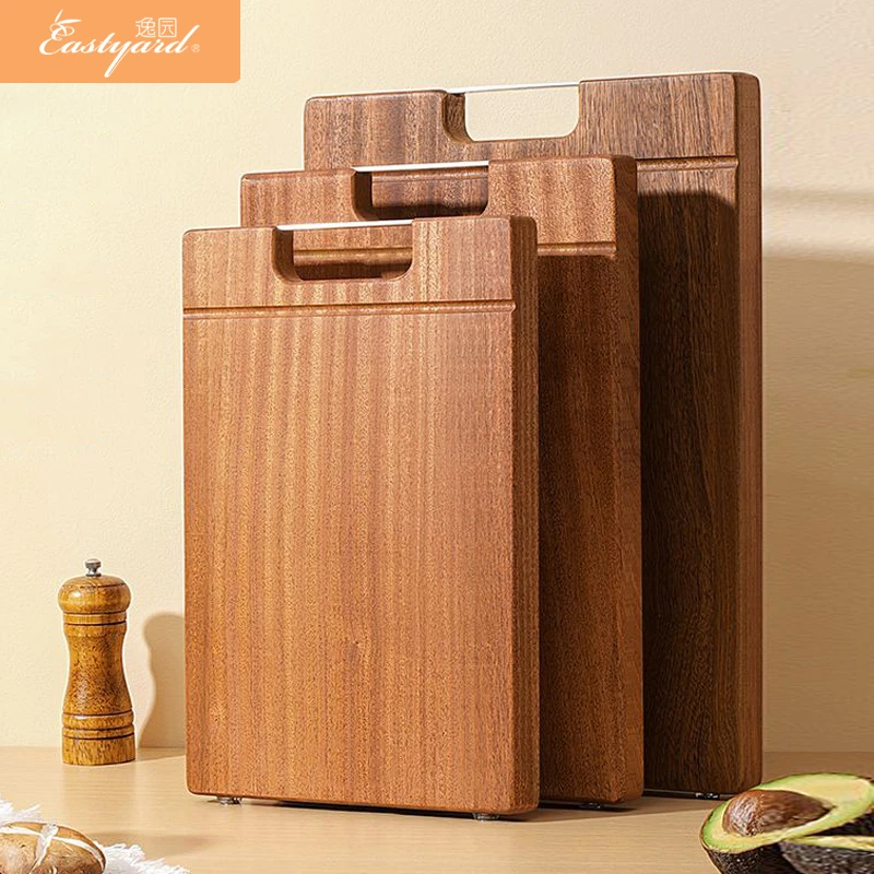 【逸园】进口乌檀木整木砧板小号中号大号多规格