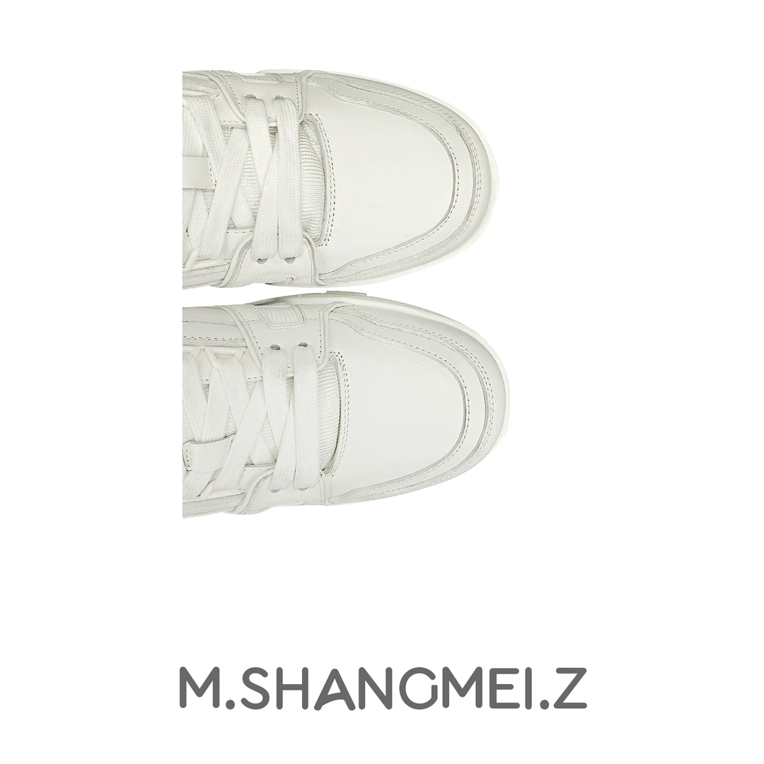M.SHANGMEI.Z/沐熙美大哥时尚小众女士经典百搭女款小白鞋F03032