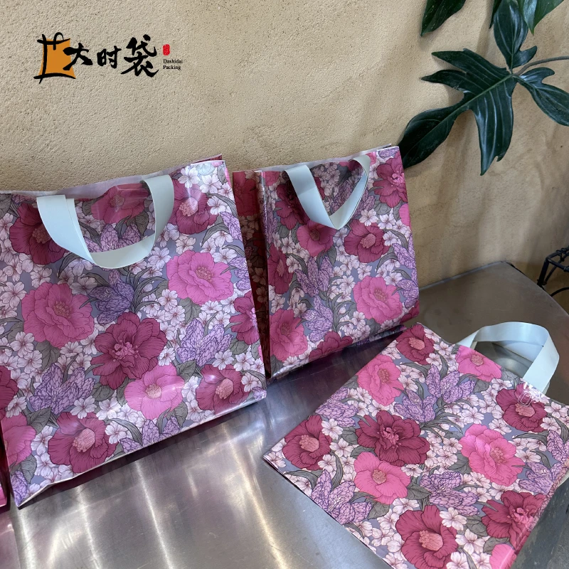 包装袋大号手提袋红色服装袋粉色礼品袋女装袋子购物时尚手提袋