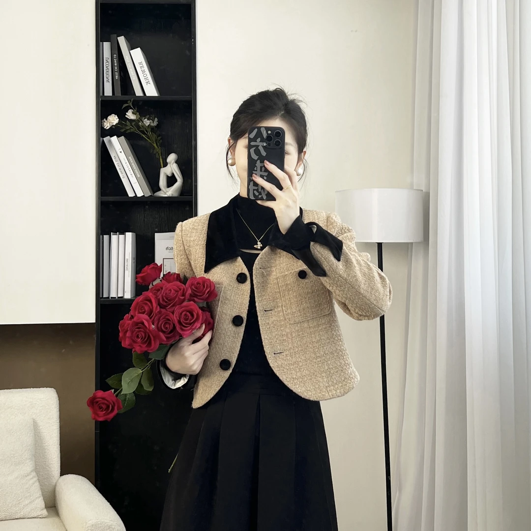 拉夏贝尔24现货冬加厚保暖热力气质小香风轻羽绒服外套 9970 ZHD