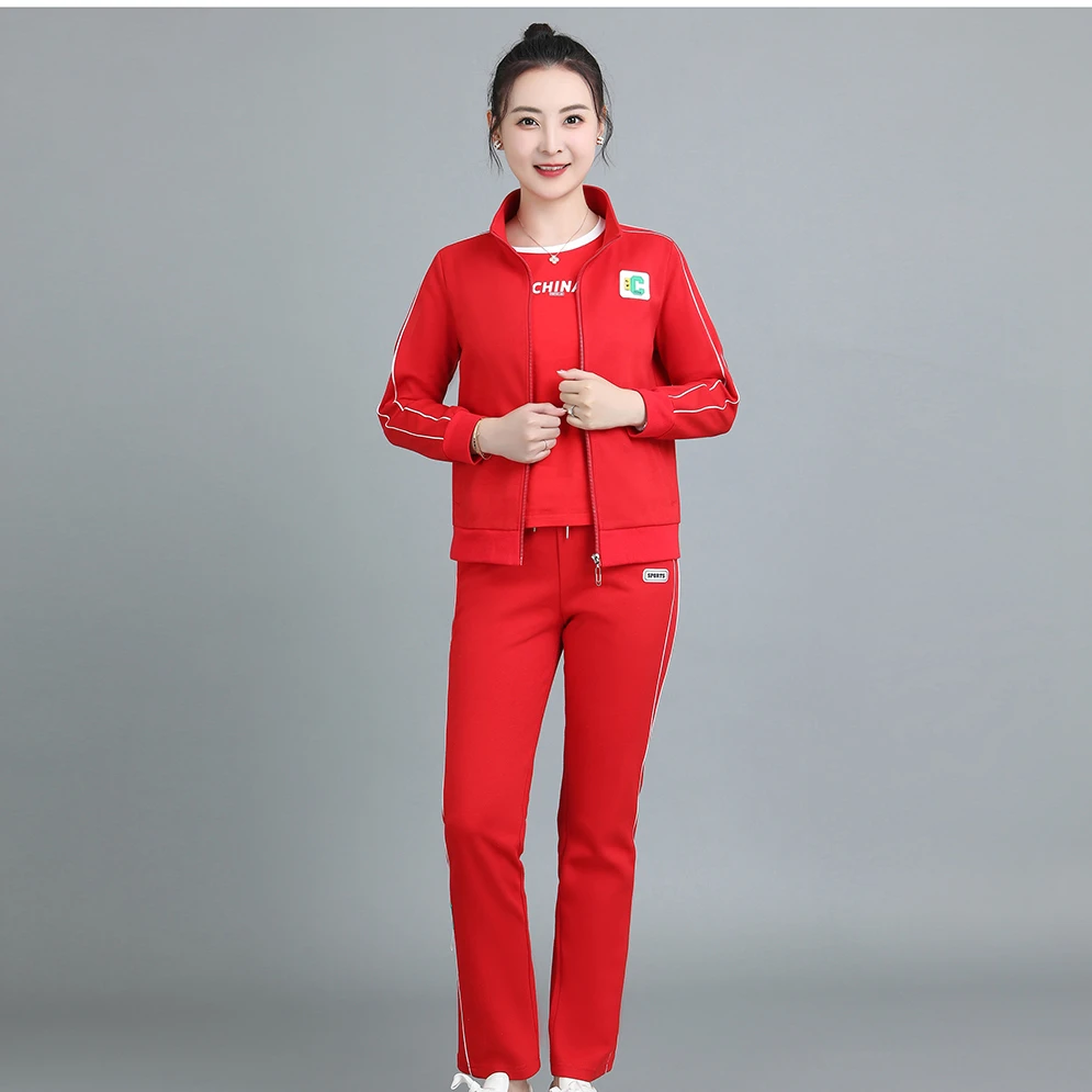 FANER DANCE/范儿丹斯 秋冬新款运动服开衫套装队服休闲跑步YD903