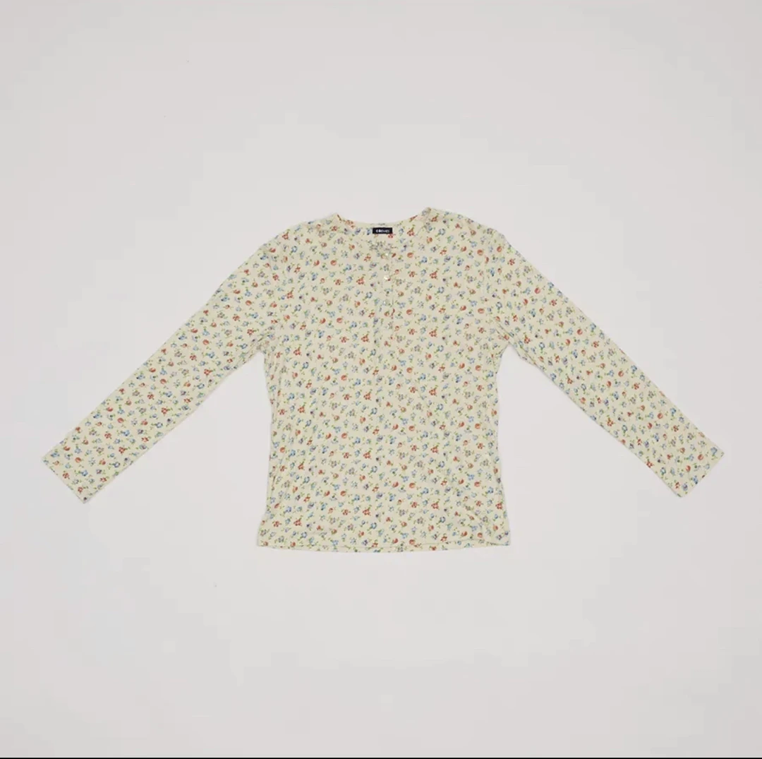 COEMES新品碎花打底上衣