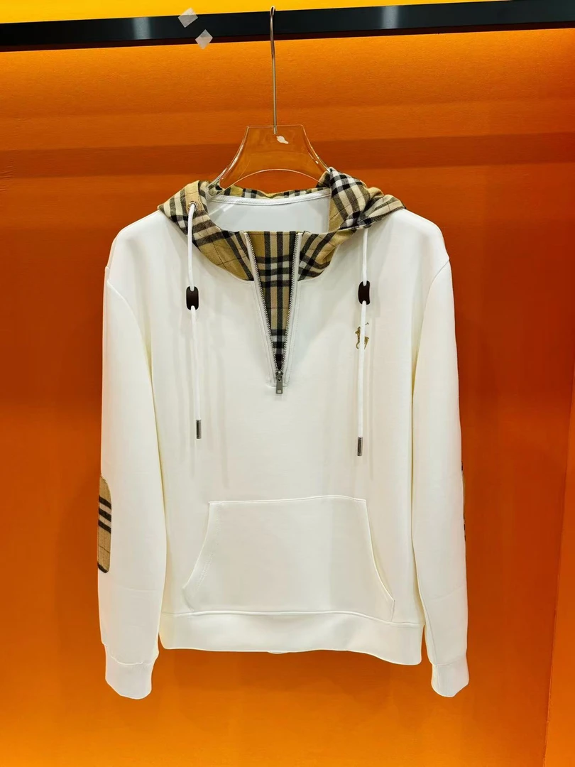 2024秋季新品男士休闲百搭时尚潮流设计师男女同款刺绣卫衣-马