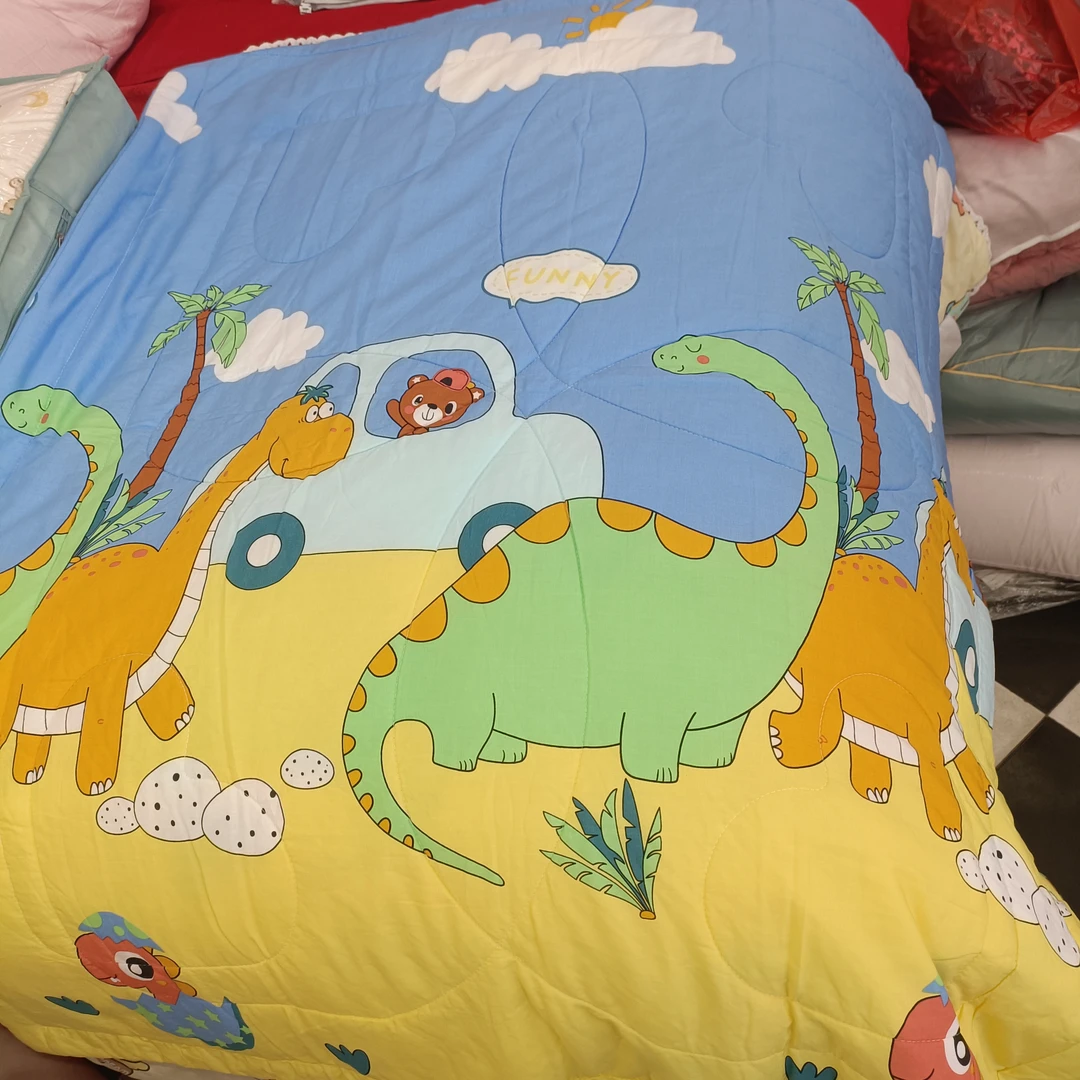 韩香绸，纯棉凉感儿童夏被