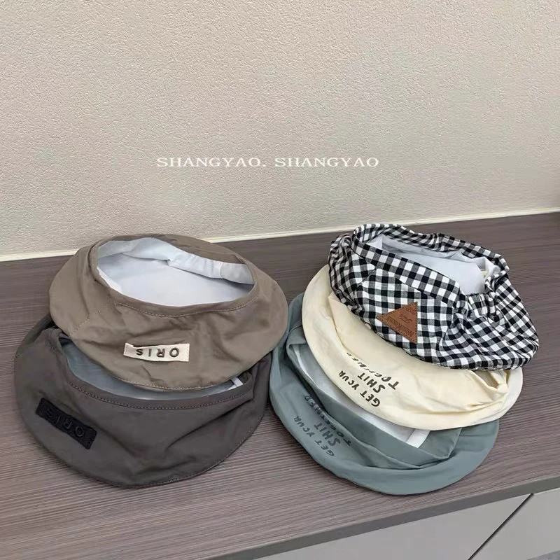 日系风儿童帽子贝雷帽春日新品速干帽潮宝宝时尚百搭画家帽海军帽