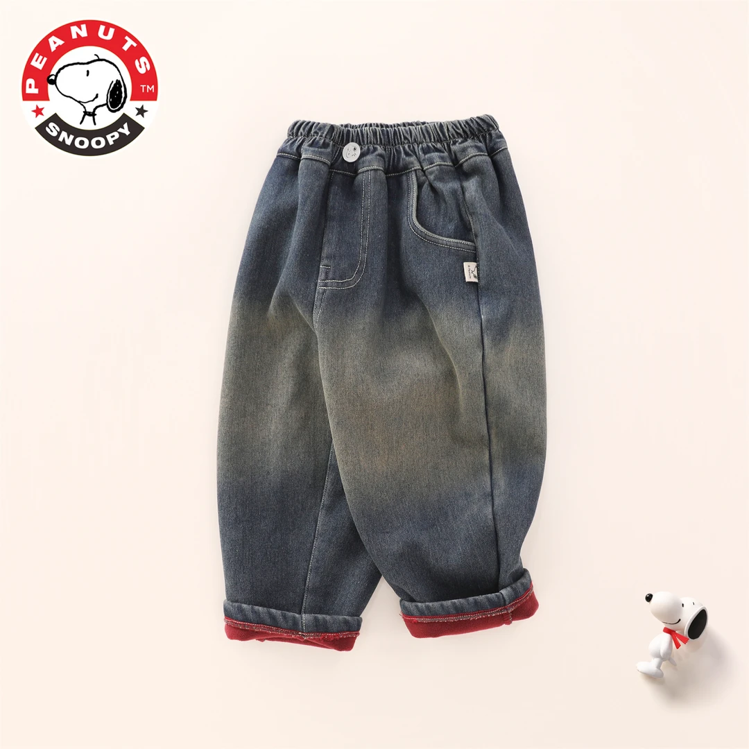 【大刚一家人专属】Snoopy/史努比秋冬复古色弹力牛仔裤KRS109