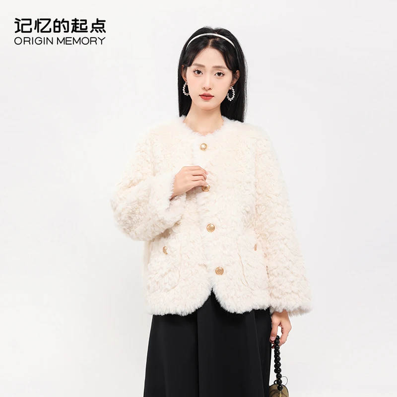 JYDQD/記憶的起點外套2023冬季新款女装保暖上衣67AD4184Z