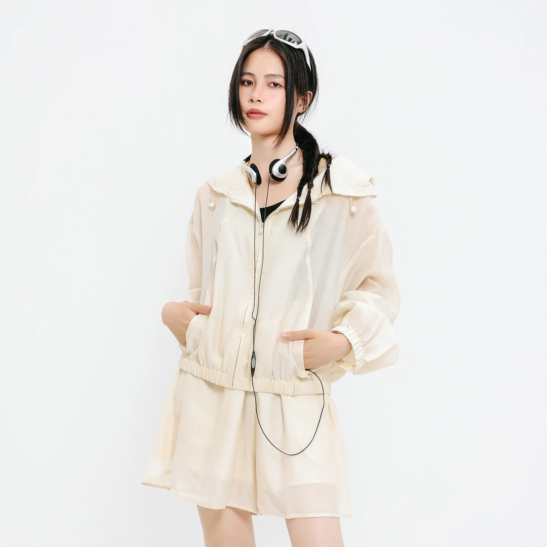 记忆的起点夏款休闲运动上衣短裤女户外休闲两件套68TX88030