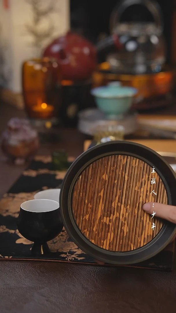 【闪购商品】其他闪购福利古篱湘妃竹漆高壶承