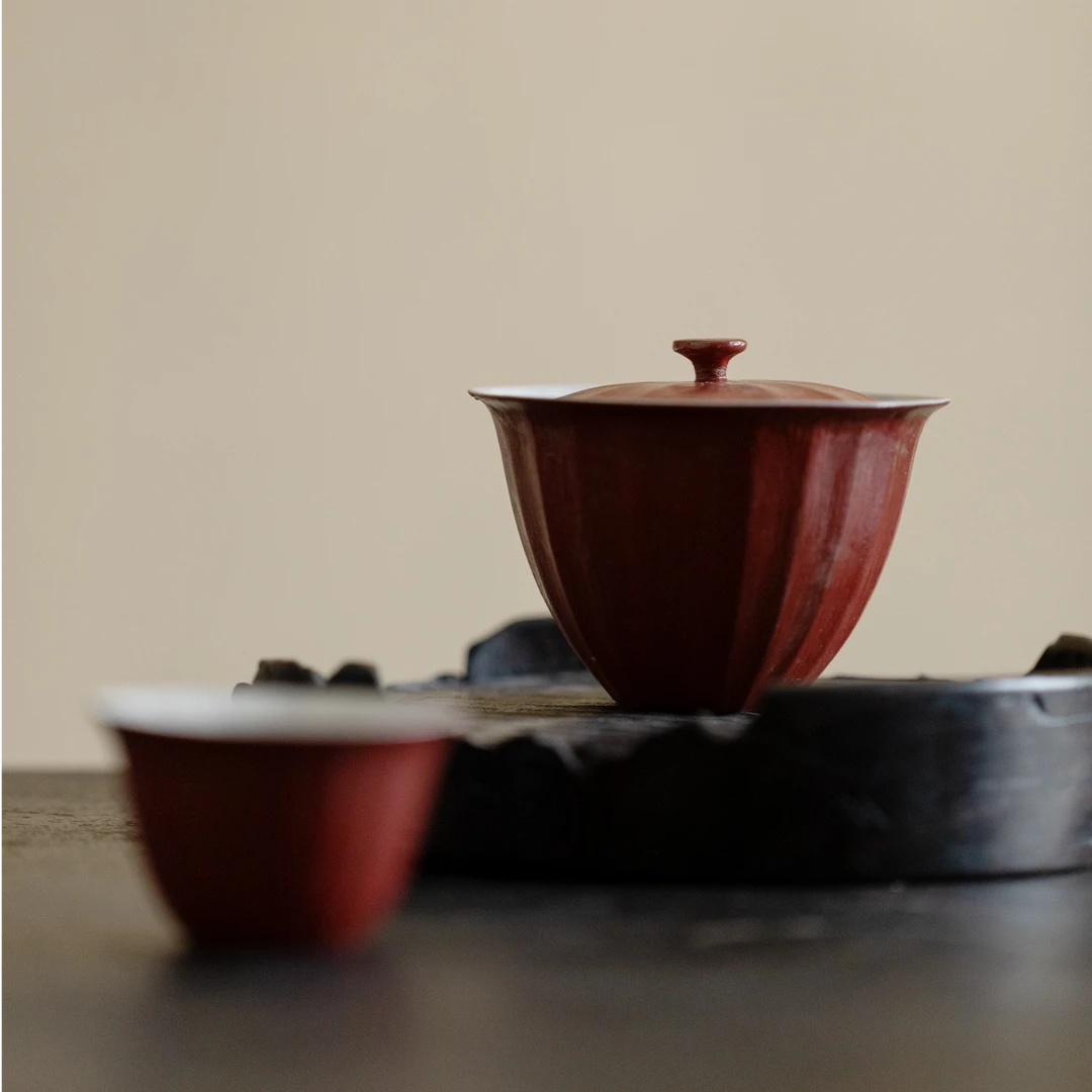 梵汝 | 大漆红-楚今盖碗