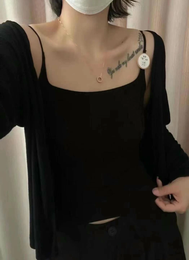 同款超火吊背心内搭裹胸胸衣外穿辣妹纯欲