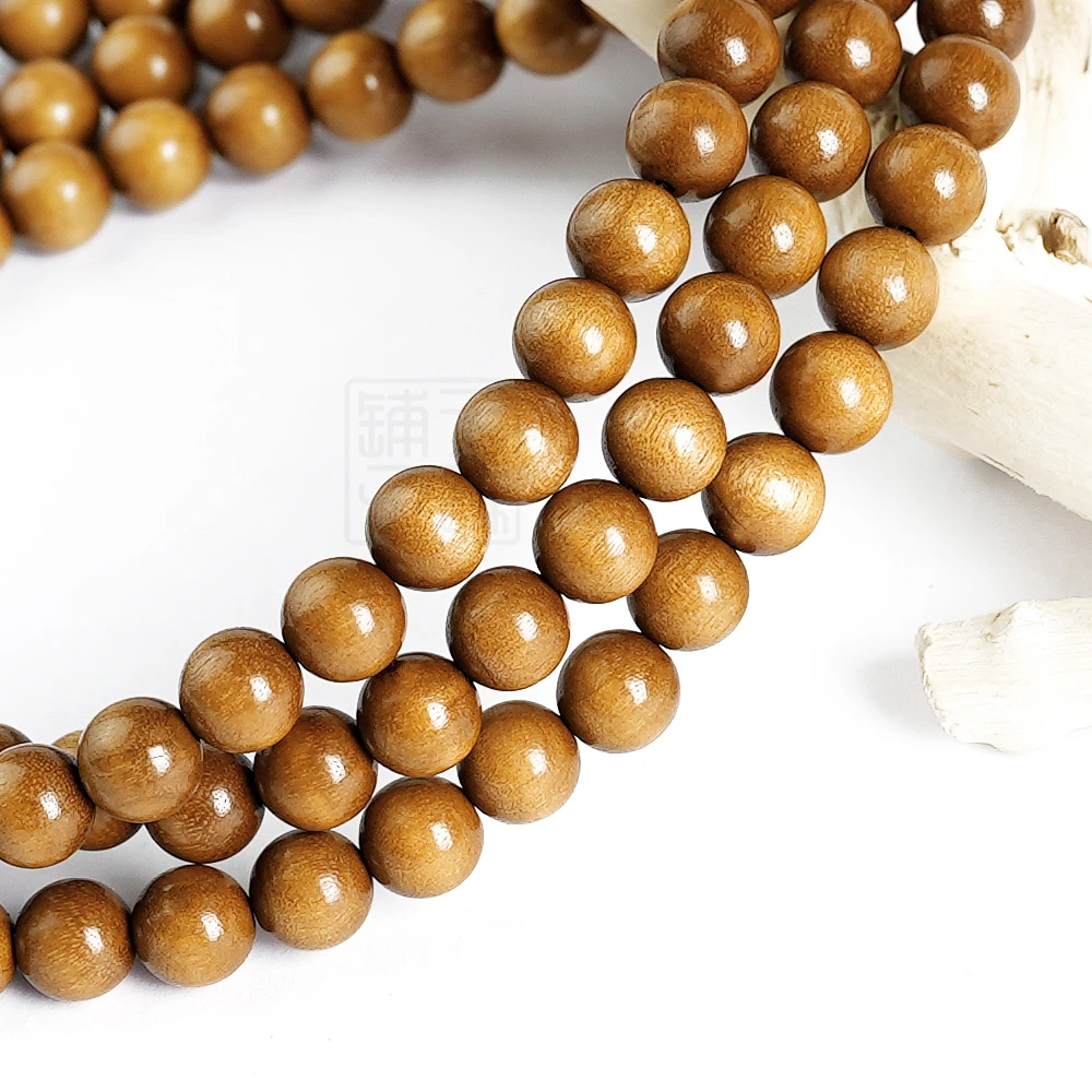 金丝楠10mm爆满金丝多圈手串