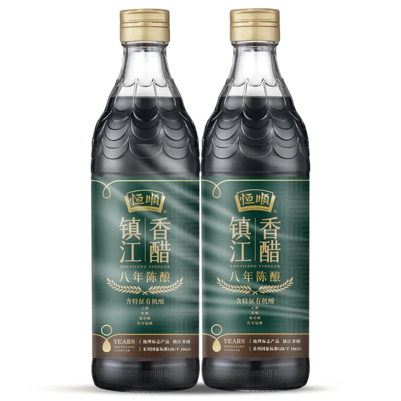 恒顺 镇江香醋(八年陈酿) 580ml*2厨房调料