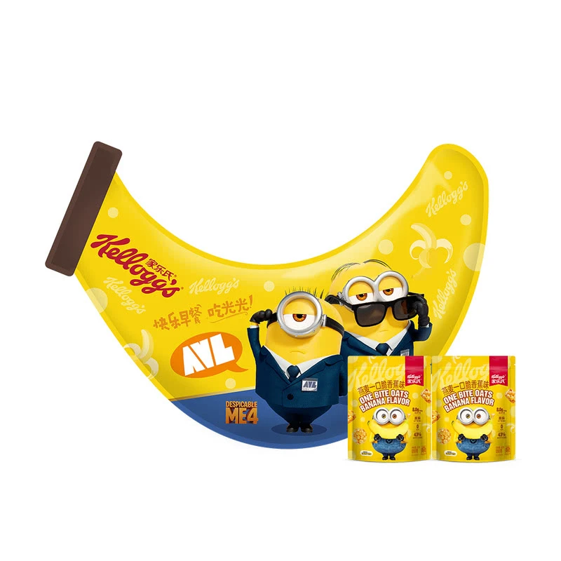 家乐氏 燕麦一口脆香蕉味800g