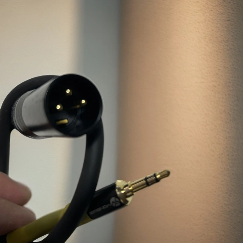 ZRDR 无线麦克风转调音台音频线卡农转3.5高端线定制线somm苏墨