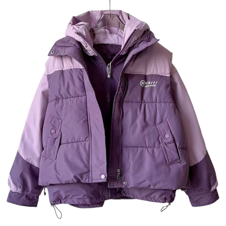 古朵家儿童女童男童加厚休闲外套