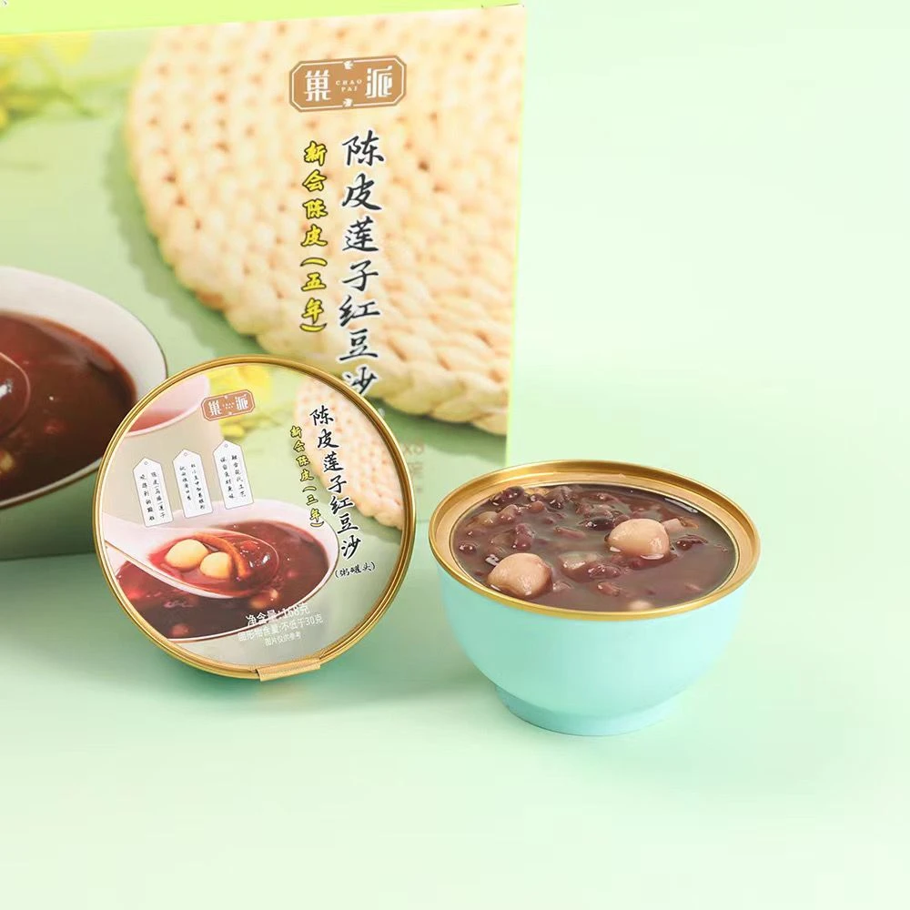 巢派陈皮莲子红豆沙即食营养山姆同款女性滋补品碗早餐代餐188g*8