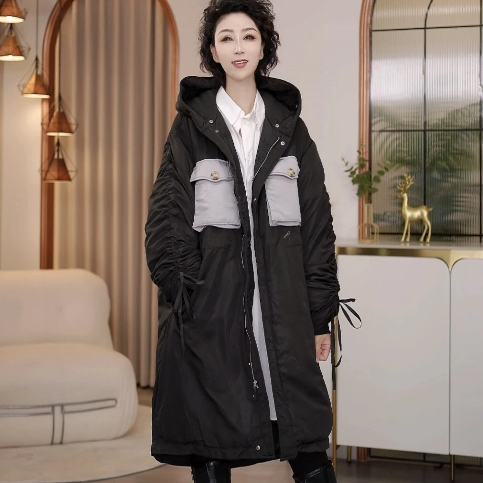 8065秋冬新款韩版2024宽松休闲羽绒服女