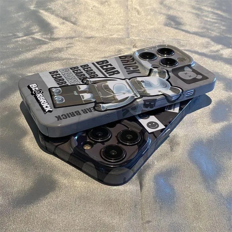 靓壳爆款暴力熊苹果14pro手机壳iphone13菲林壳不发黄12硬壳11全