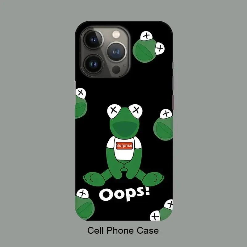 靓壳青蛙卡通适用iphone14promax苹果13手机壳1211pro菲林保护壳