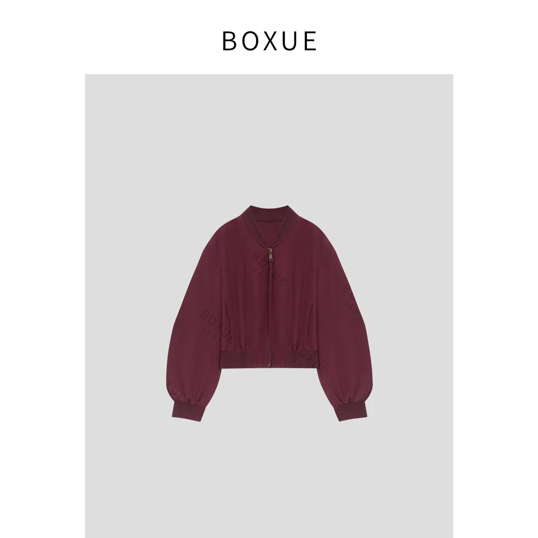 BOXUE  “童韵” 2024秋冬新款高级感拼接轻奢 外套#240811W66