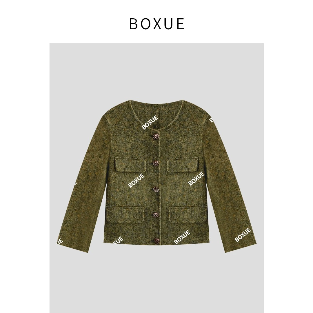 BOXUE 秋冬时尚复古轻奢 外套#230921W54