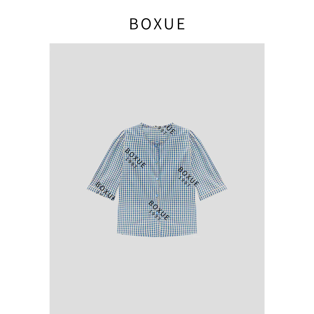 BOXUE ‘’蓝天‘’ 2024春季新款时尚轻奢  外套#240419W736